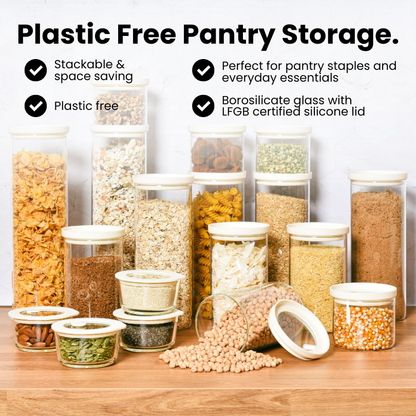 Mega Glass Pantry & Meal Prep Storage Set