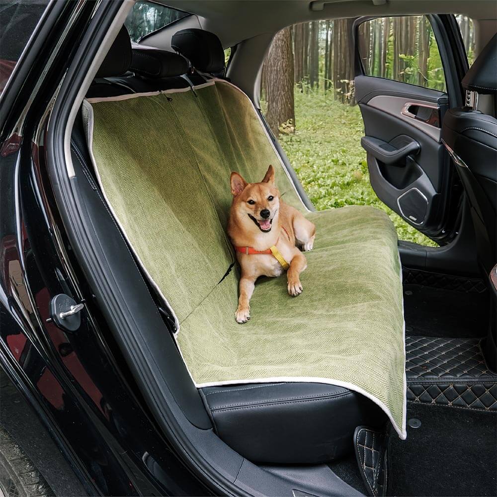 Waterproof All-season Stain-Resistant Dog Car Seat Cover - Retro