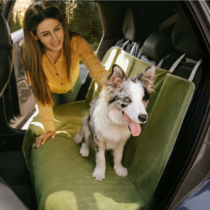 Waterproof All-season Stain-Resistant Dog Car Seat Cover - Retro