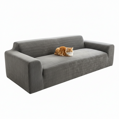 Herringbone Full Coverage Comfortable Scratch-Resistant Sofa Protection Magic Sofa Cover