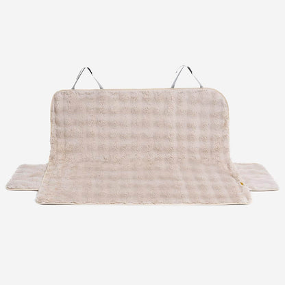 Fluffy Cosy Calming Pet Blanket Car Seat Protector Cover - Sure step