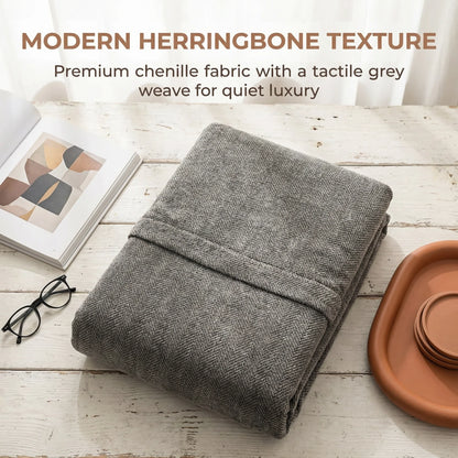Herringbone Full Coverage Comfortable Scratch-Resistant Sofa Protection Magic Sofa Cover