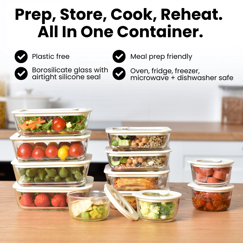 Mega Glass Pantry & Meal Prep Storage Set