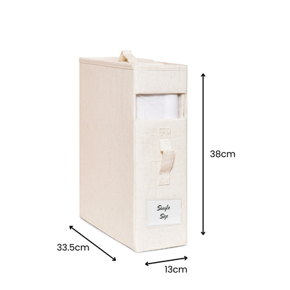 Linen Storage Box 6 Set - Beige