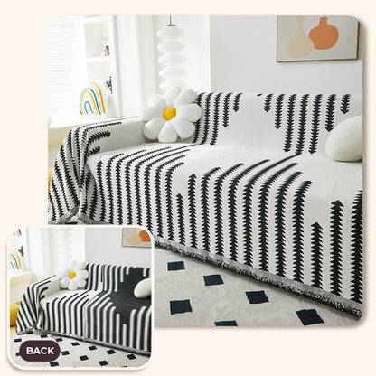 All-seasons Chenille Fabric Double-sided Anti-scratch Home Decoration Sofa Cover Sofa Throws