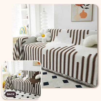 All-seasons Chenille Fabric Double-sided Anti-scratch Home Decoration Sofa Cover Sofa Throws