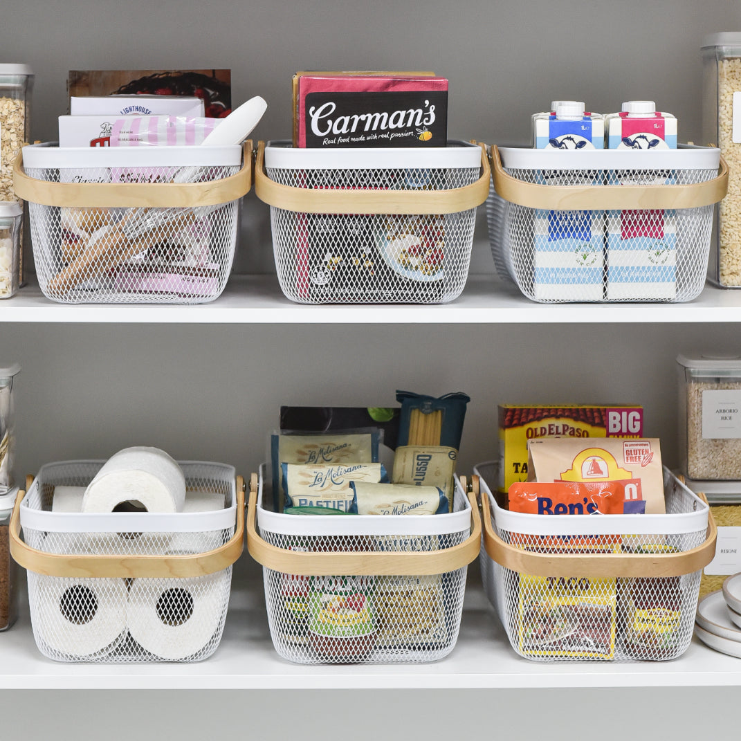 Ultimate Glass Pantry Storage Set - Cream - Rectangle