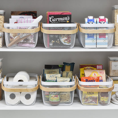 Ultimate Glass Pantry Storage Set - Cream - Rectangle