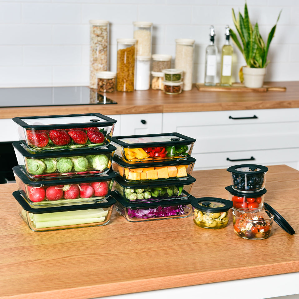 Meal Prep / Chopping Board Bundle - Black - Large