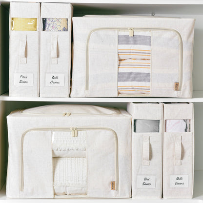 Linen Storage Box 6 Set - Beige