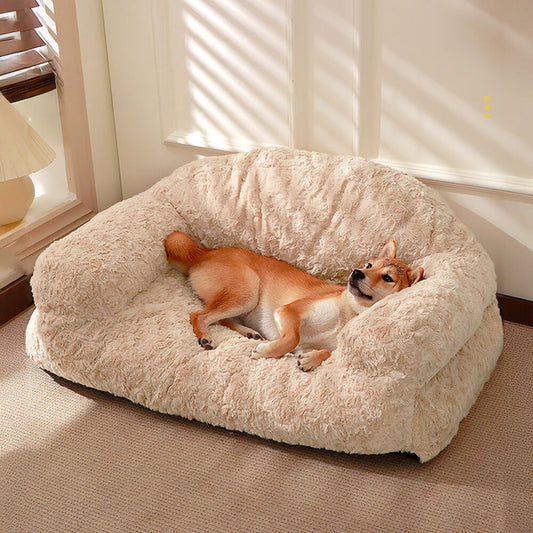 Cosy Full Support Warm Removable Washable Dog & Cat Sofa Bed