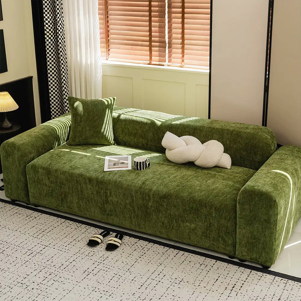 Herringbone Full Coverage Comfortable Scratch-Resistant Sofa Protection Magic Sofa Cover