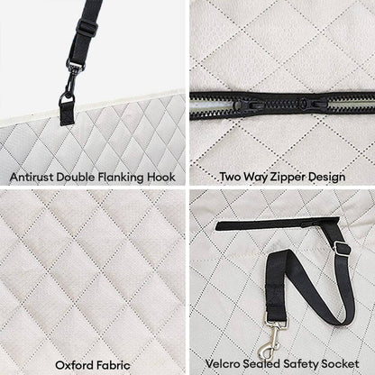 Waterproof Multi-Use Car Dog Seat Cover – Convertible Back Seat Protector for Pets
