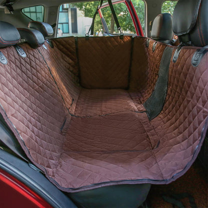 Waterproof Multi-Use Car Dog Seat Cover – Convertible Back Seat Protector for Pets