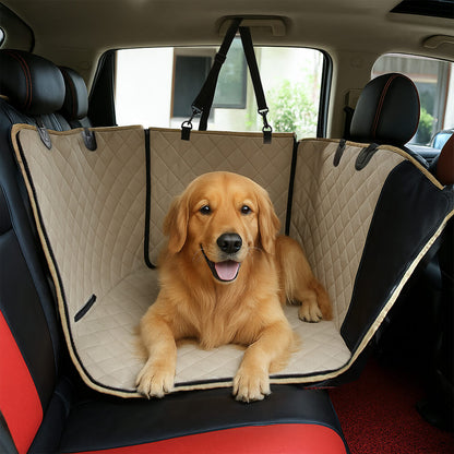 Waterproof Multi-Use Car Dog Seat Cover – Convertible Back Seat Protector for Pets