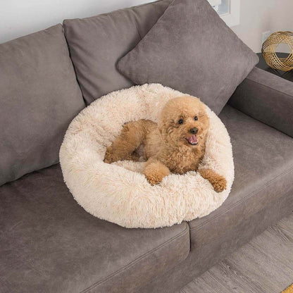 Dog Bed - Fuzzy Round