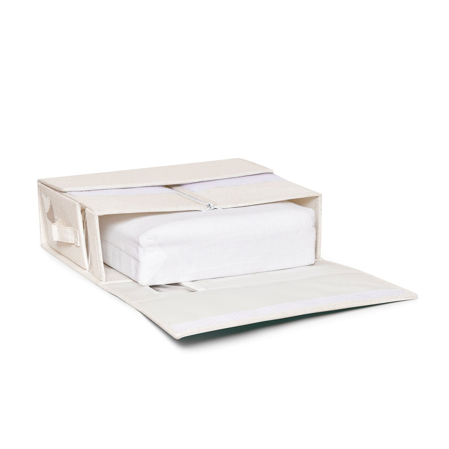 SlimFold Collapsible Linen Storage Box - Beige