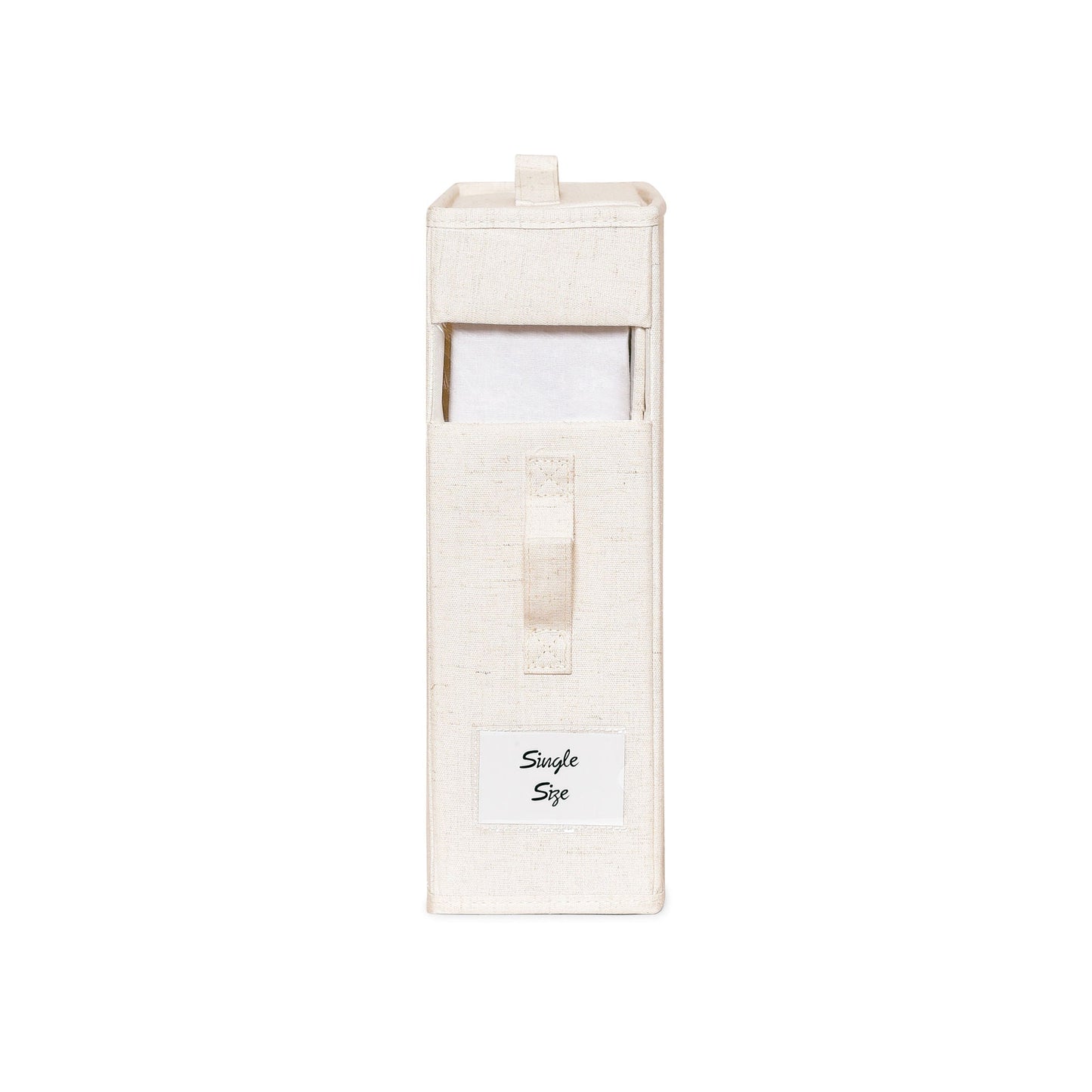 SlimFold Collapsible Linen Storage Box - Beige