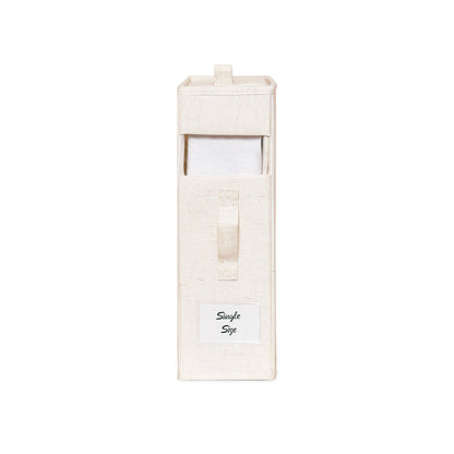 SlimFold Collapsible Linen Storage Box - Beige