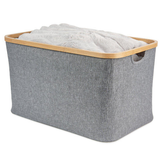 Linen Basket Large - Dark Grey