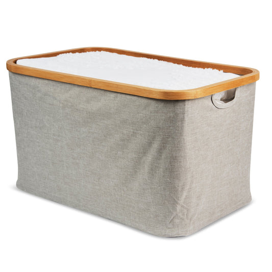 Linen Basket Large - Light Grey