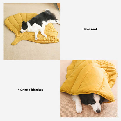 Calming Dog Blanket - Leaf Shape